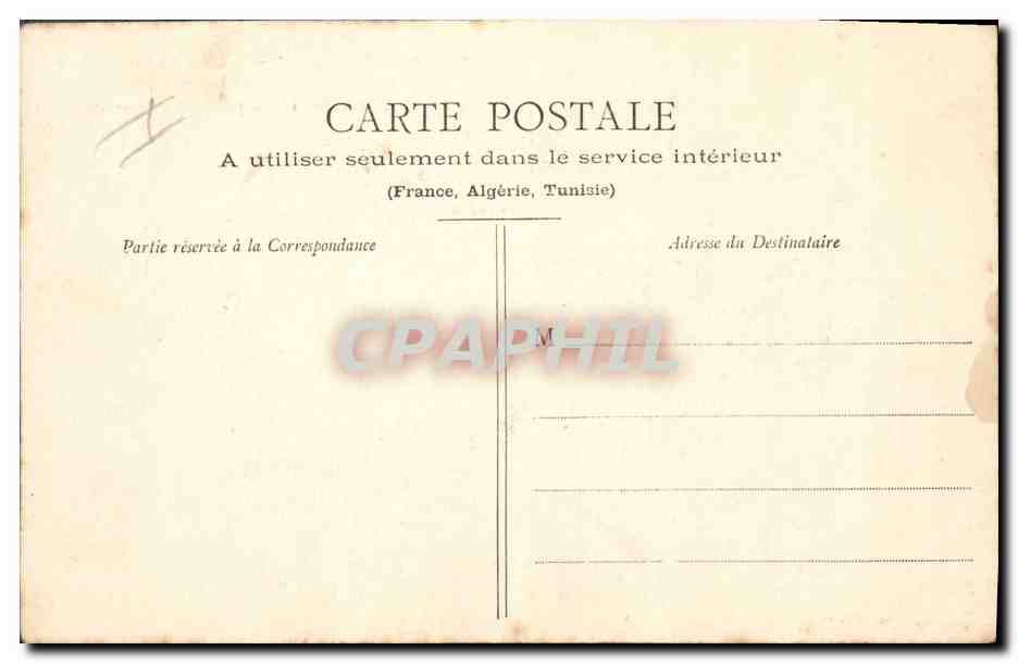 CPA Bateau de Guerre Le Charlemagne pendant la traversee de l'escadre revenant des Baleares Vue pris — Verso
