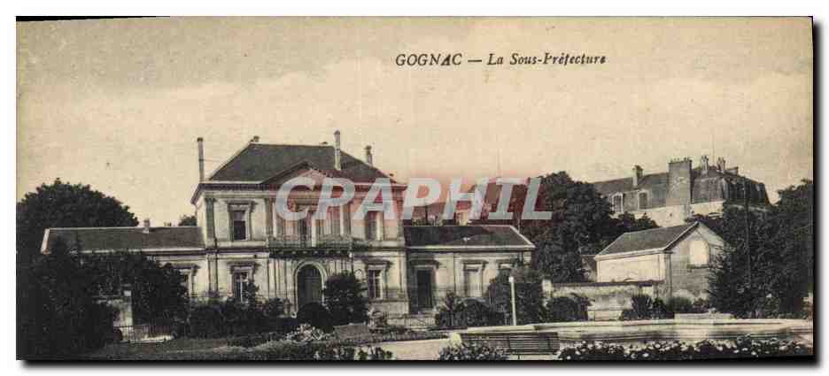 CPA Gognac Cognac la Sous Prefecture