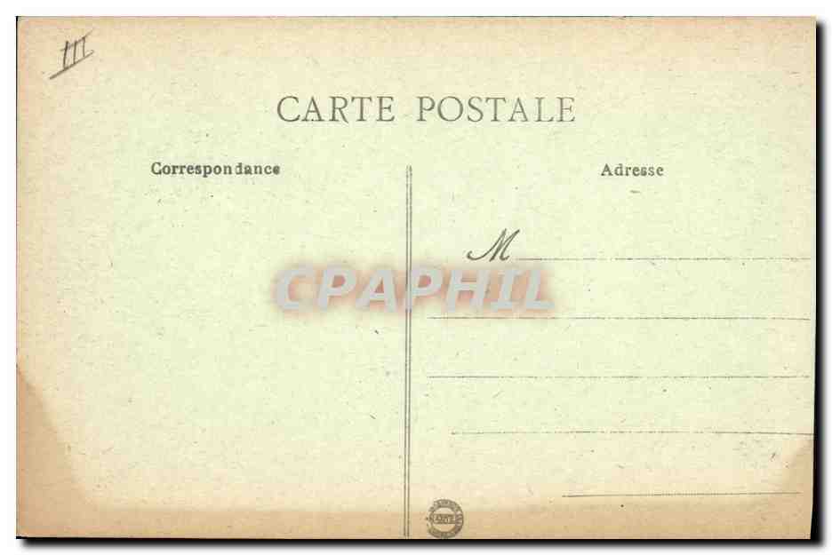 CPA Caen Prefecture — Verso