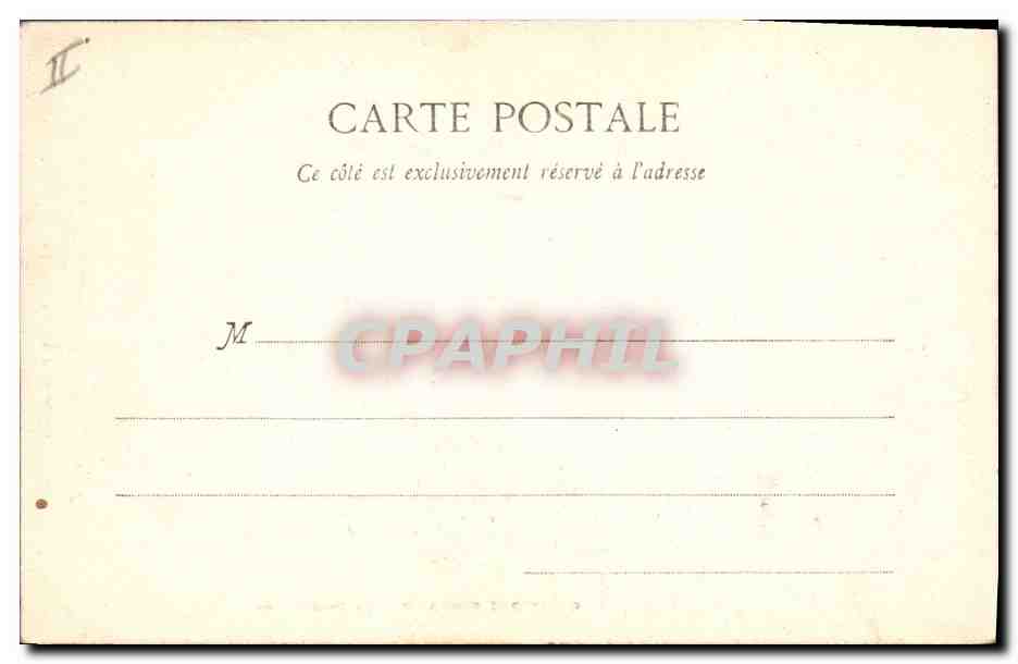CPA Clermont Ferrand Prefecture — Verso