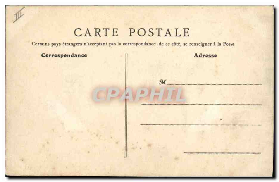 CPA Chambery Prefecture Cour interieure — Verso