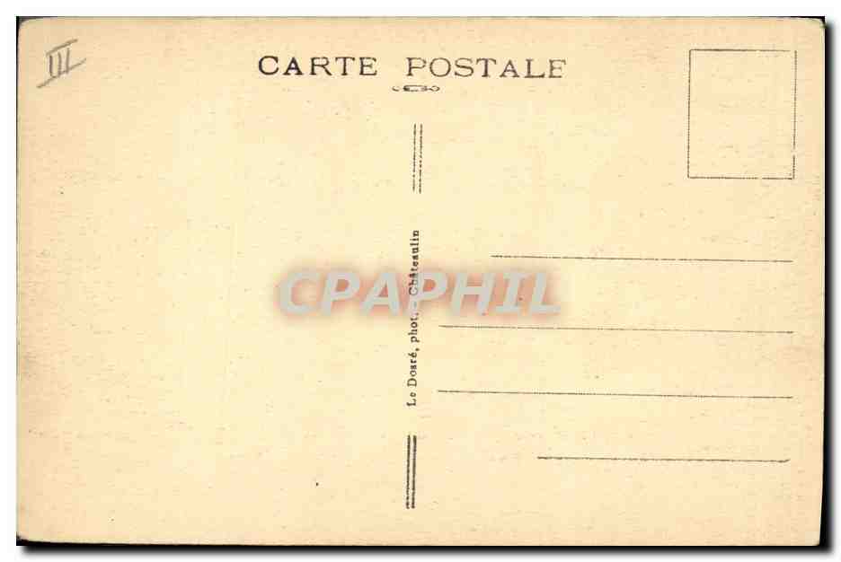 CPA Folklore pays de Cornouailles Groupe de Maries Mariage — Verso
