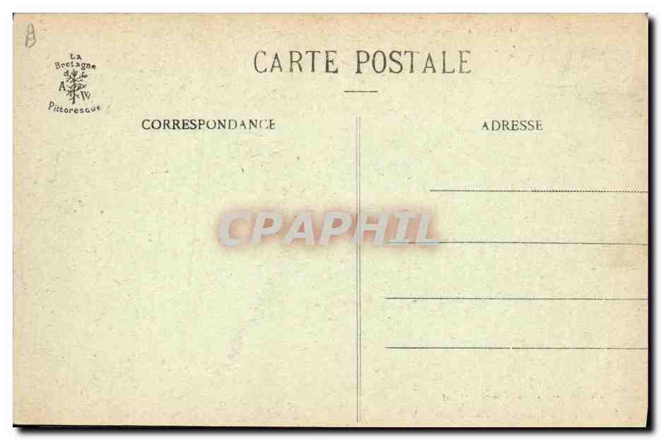 CPA Folklore Laitieres de Pontivy — Verso