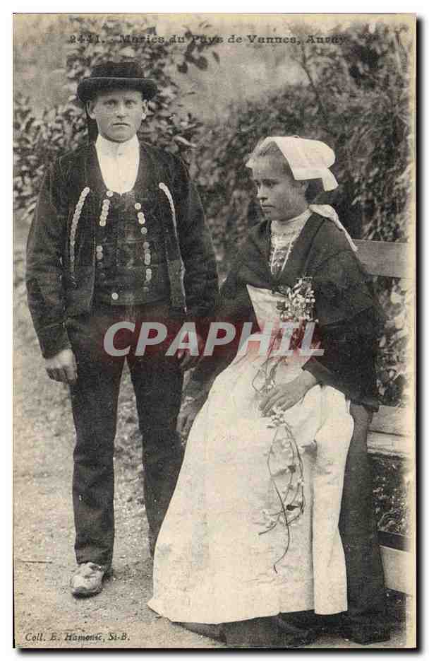 CPA Folklore Maries du pays de Vannes Auray