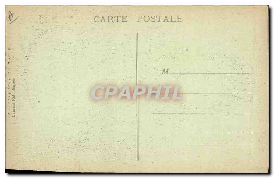 CPA Folklore Une bonne vieille du Faouet — Verso