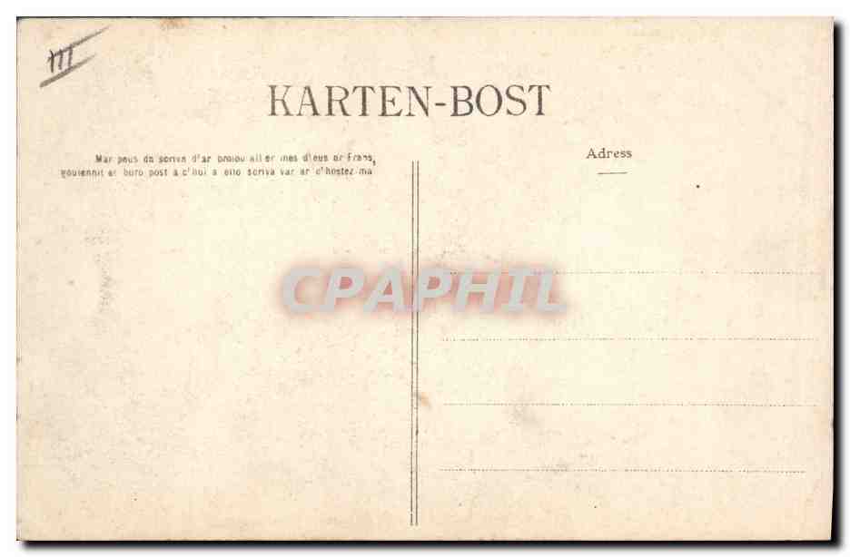 CPA Folklore La Foret de Fouesnant Cerises — Verso