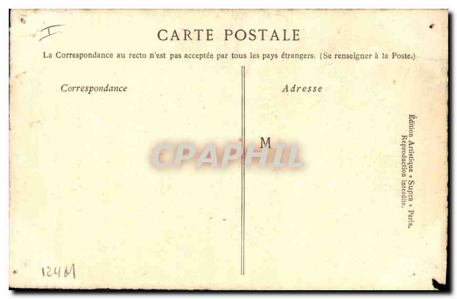 CPA Militaria La garde imperiale du 1er Empire Lancier Rouge Raffet — Rückseite