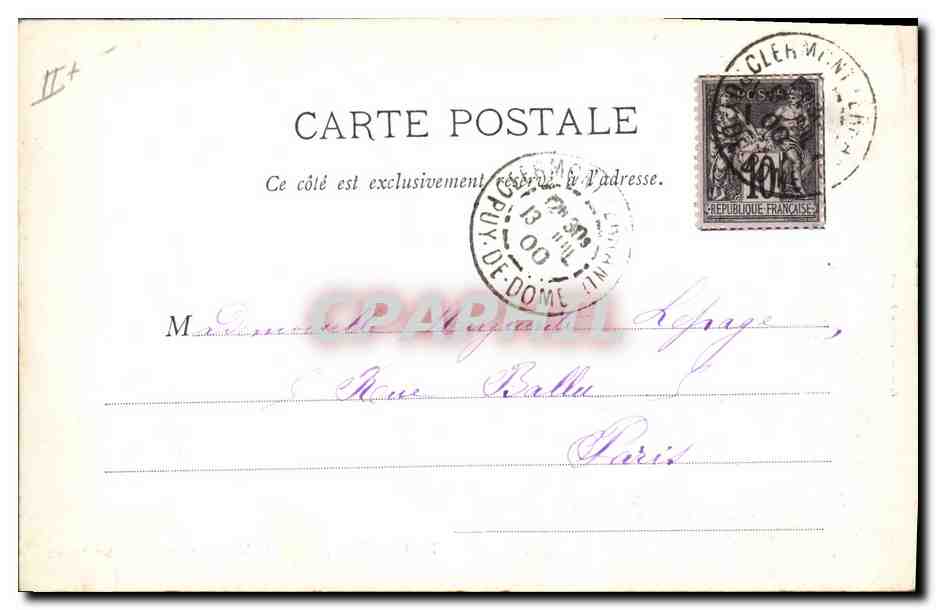 Centenaire du Général Desaix — Clermont-l'Hérault — P. Julliot, Clermont-Ferrand — Back