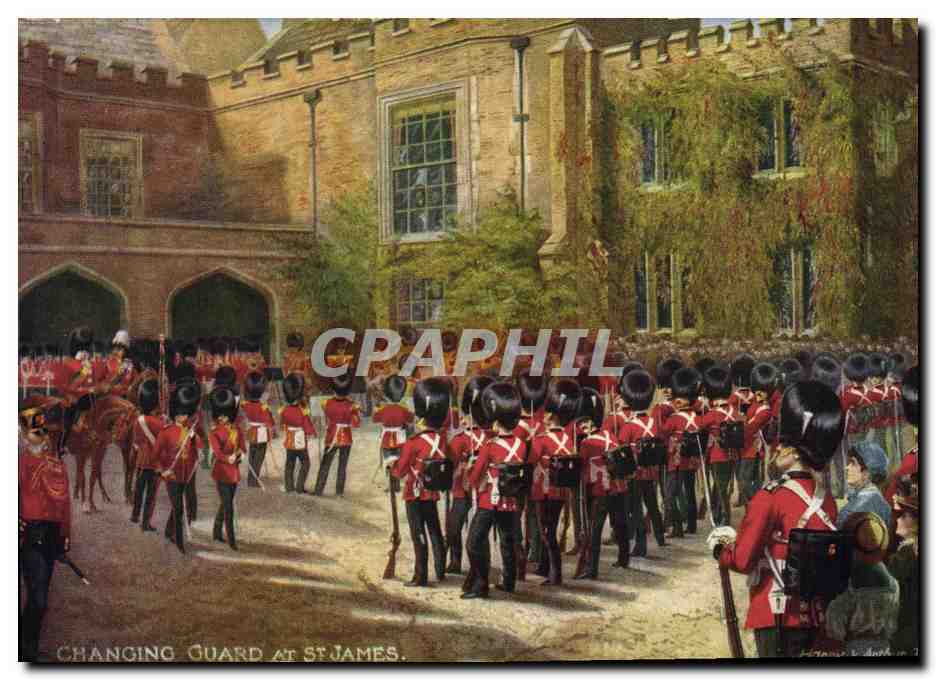 Changings Guard at St James — Tuck's Post Card