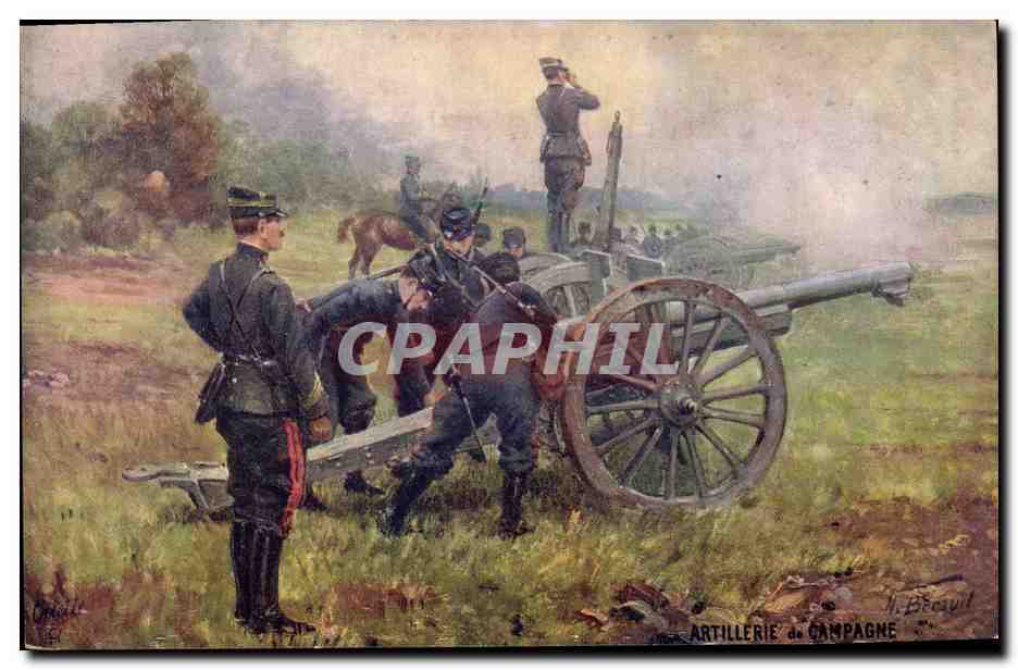 Artillerie de Campagne — N. Brousil — Éditions Tuck