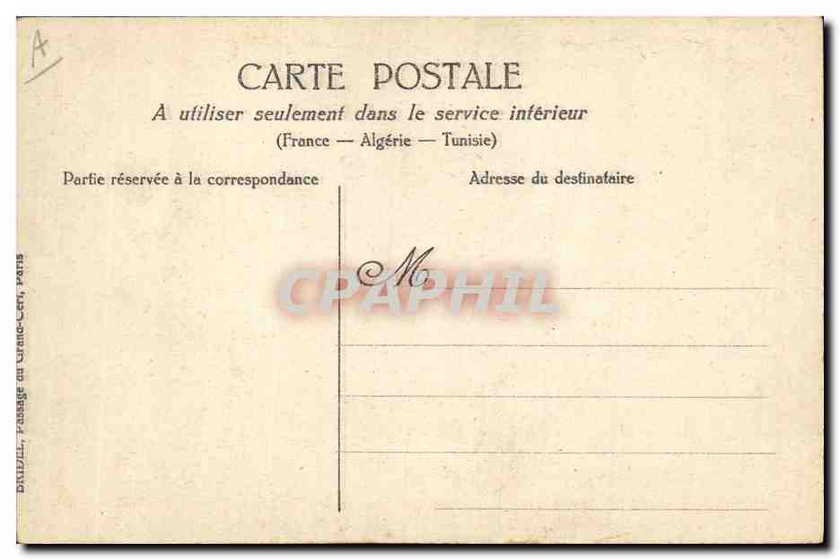 Grandes Fêtes — Souvenir des Grandes Fêtes à l'occasion du Grand Concours — 1926 — Éditeur Dallil, Paris — Verso