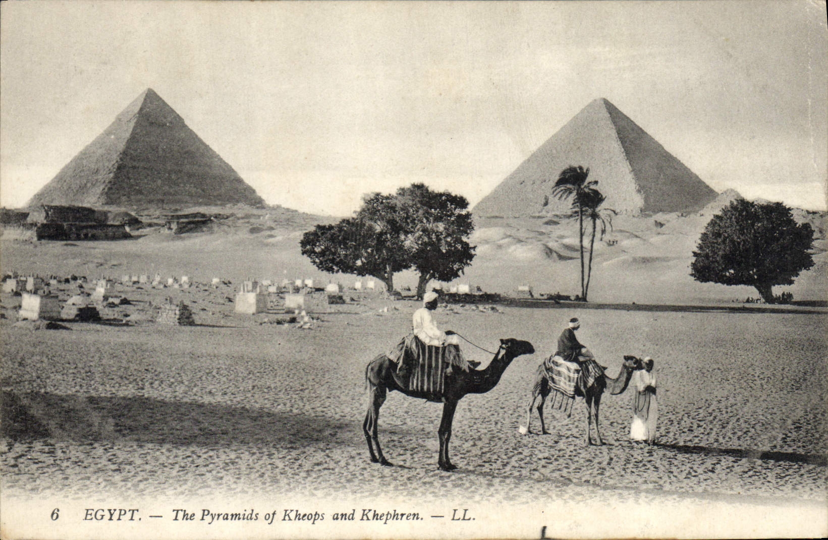 Ägypten — Die Pyramiden von Kheops und Khephren — LL