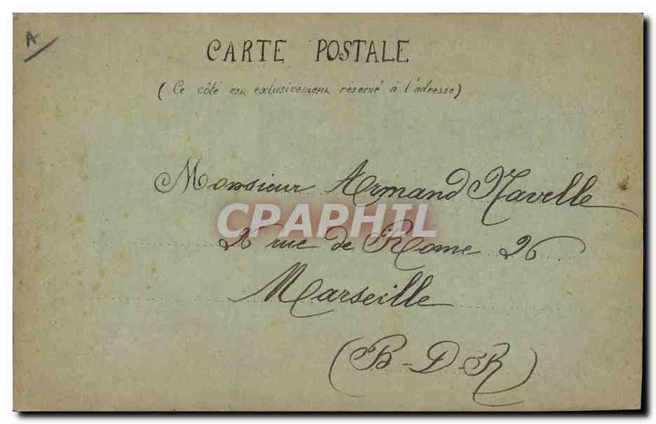 Colombe avec branche de fleur — Pensionnat de la Sainte Enfance — datée février 1904 — éditeur inconnu — Back