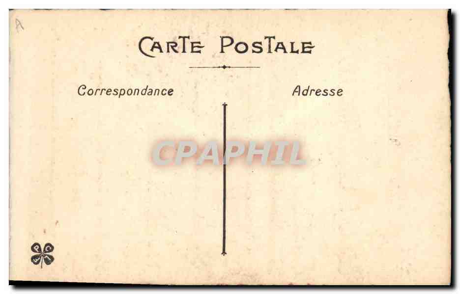 Quand le Coeur a Vingt Ans — poème illustré — Carte Postale — Verso