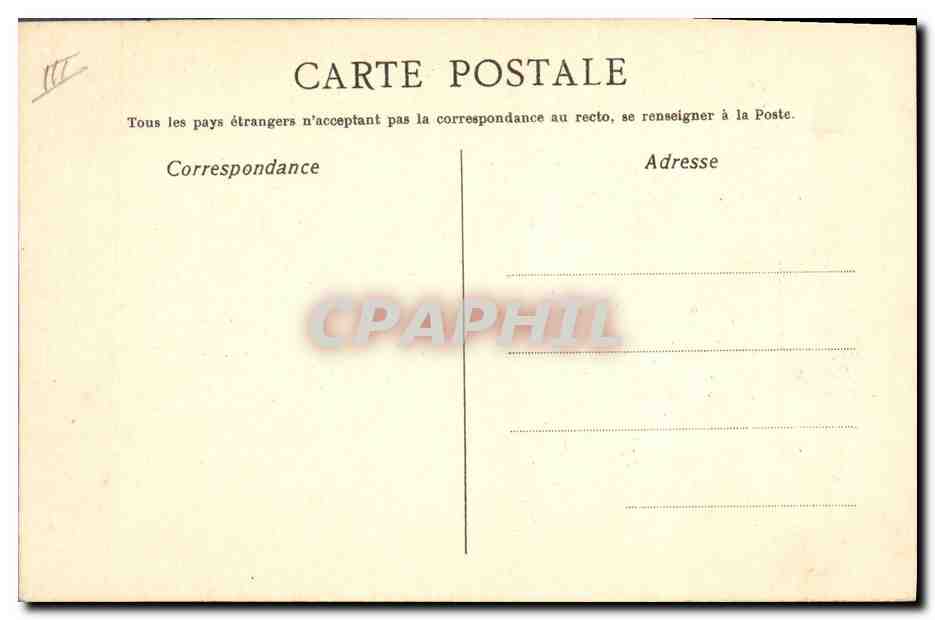 CPA Fantaisie (dessin a la main) Fleurs Hirondelles — Rückseite