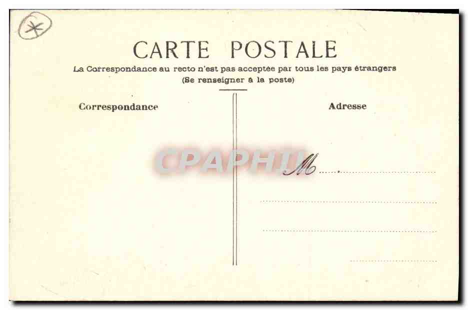 CPA Fantaisie (dessin a la main) Oiseaux  — Rückseite