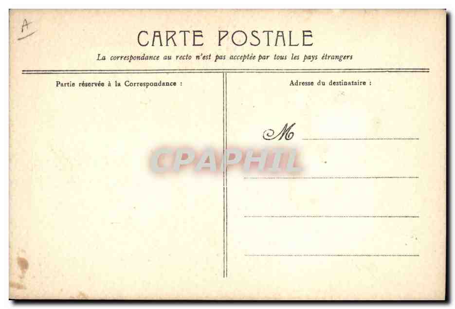 CPA Fantaisie (dessin a la main) Enfant — Rückseite