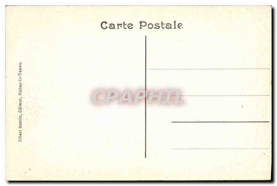 HABAY-LA-NEUVE — Château du Châtelet — Albert Bastuin, éditeur — Rückseite