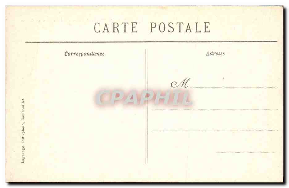 CPA Chateau de Haute Maison Cotes Sud et Ouest — Verso