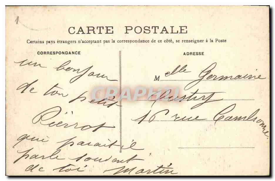 Gillevoisin — Le Château — La Porte Principale — Éditeur non identifié — Verso