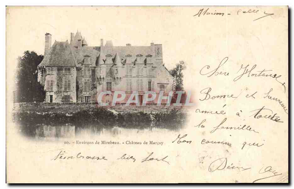 Environs de Mirebeau — Château de Marçay — Circa Nerval
