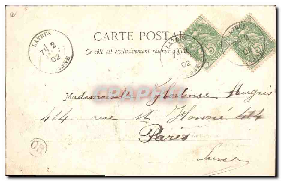 Environs de Mirebeau — Château de Marçay — Circa Nerval — Back