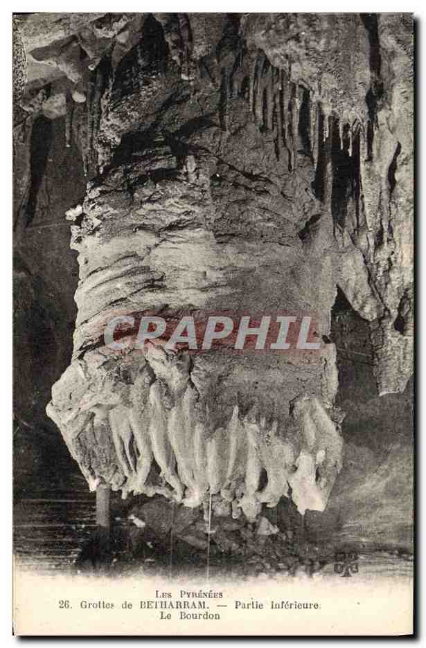 CPA Grotte Grottes de Betharram Partie inferieure Le Bourdon