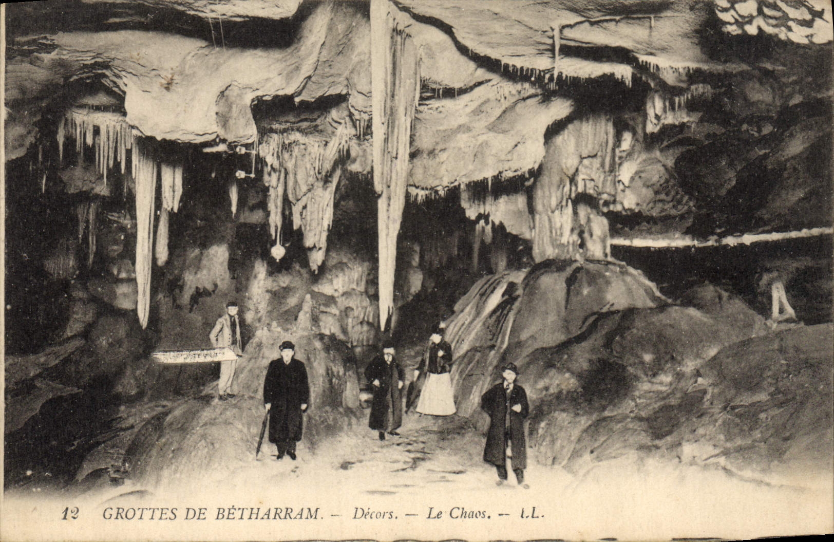 CPA Grotte Grottes de Betharram Decors Le chaos
