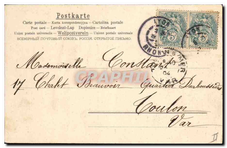 CPA Fantaisie Enfants Poupee  — Rückseite
