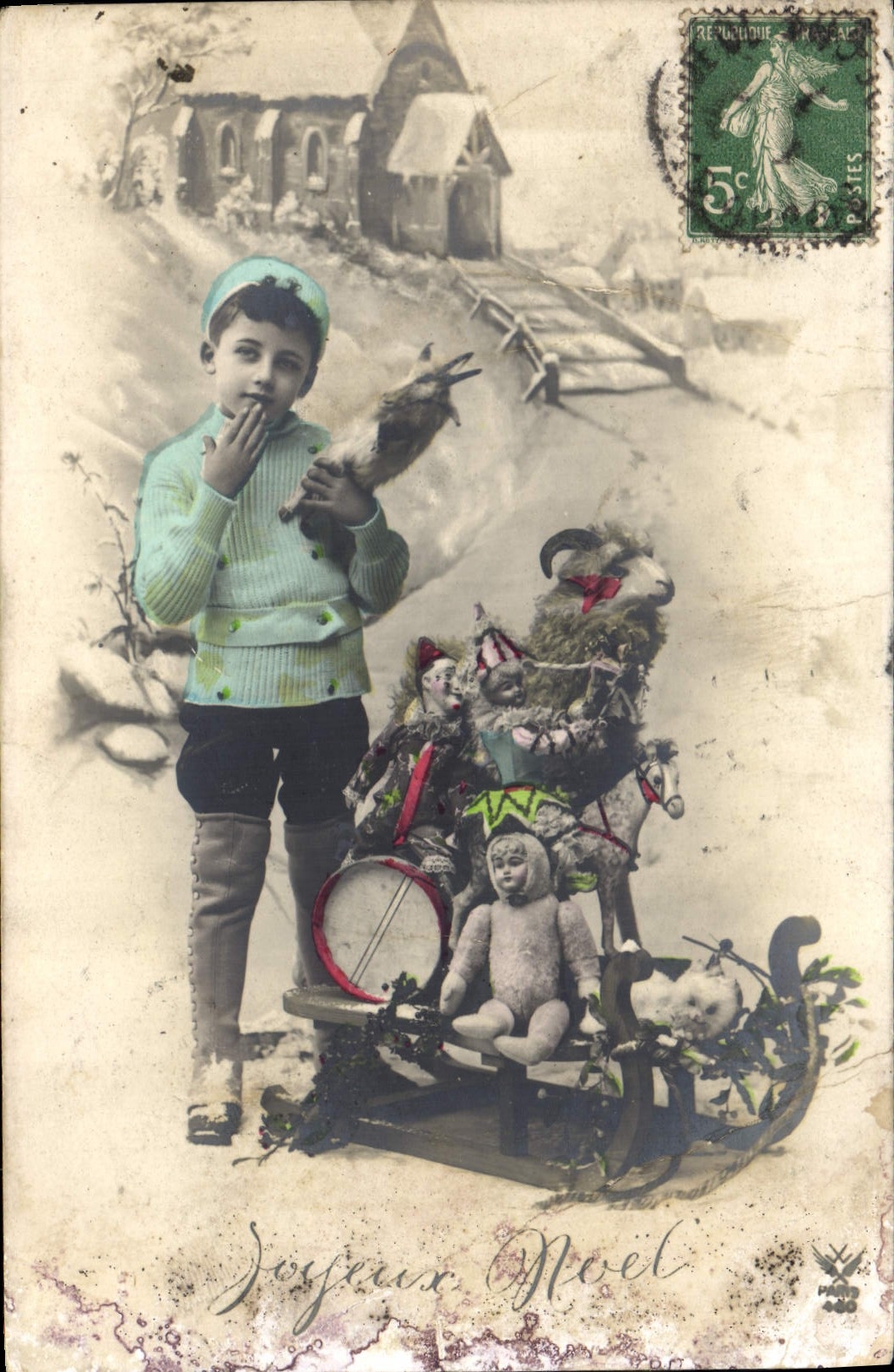 CPA Fantaisie Enfant Poupee 