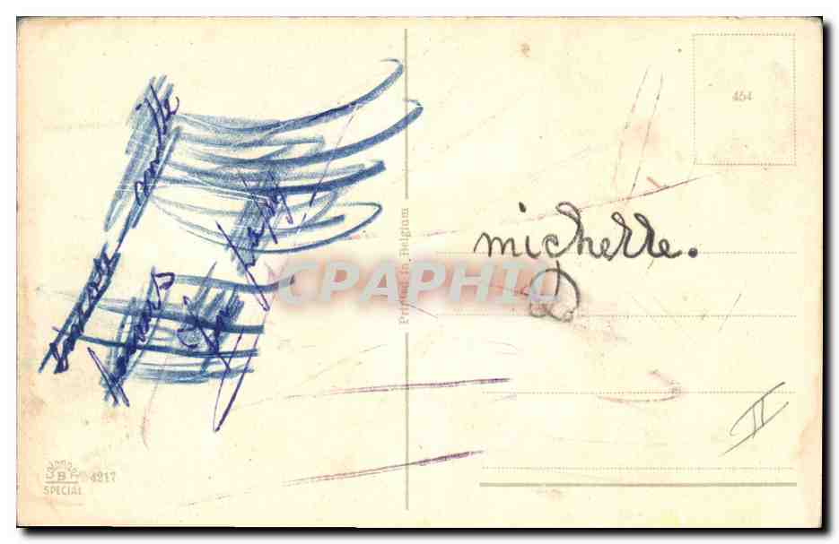 CPA Fantaisie Enfant Poupee  — Rückseite