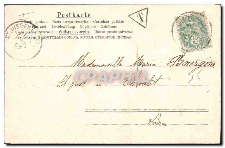 CPA Fantaisie Enfants Poupee  — Rückseite