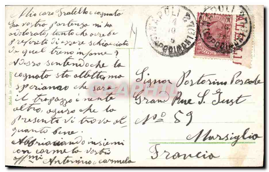 CPA Fantaisie Enfant Poupee Chien — Rückseite