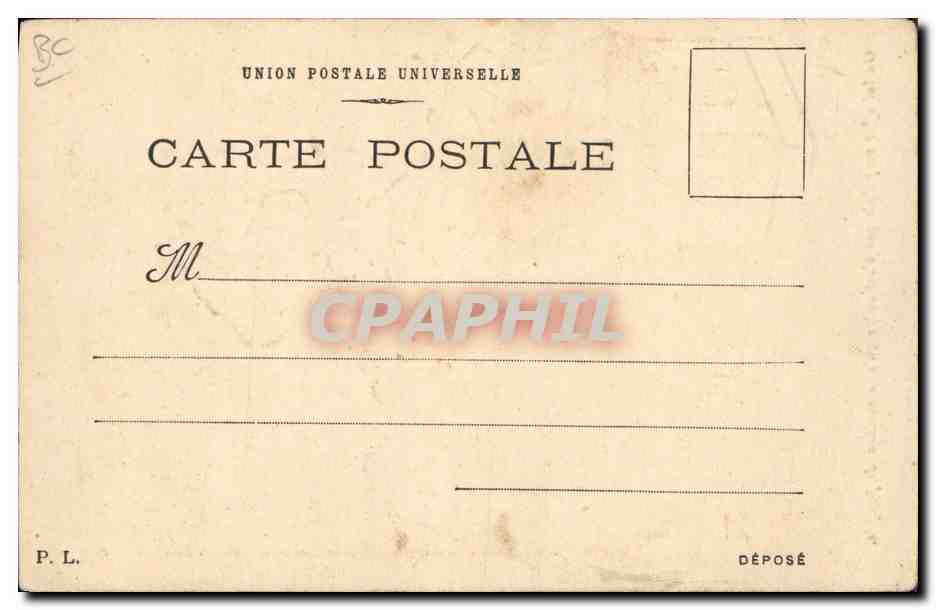 CPA Fantaisie Femme On lui offre un palais Poupee  — Rückseite