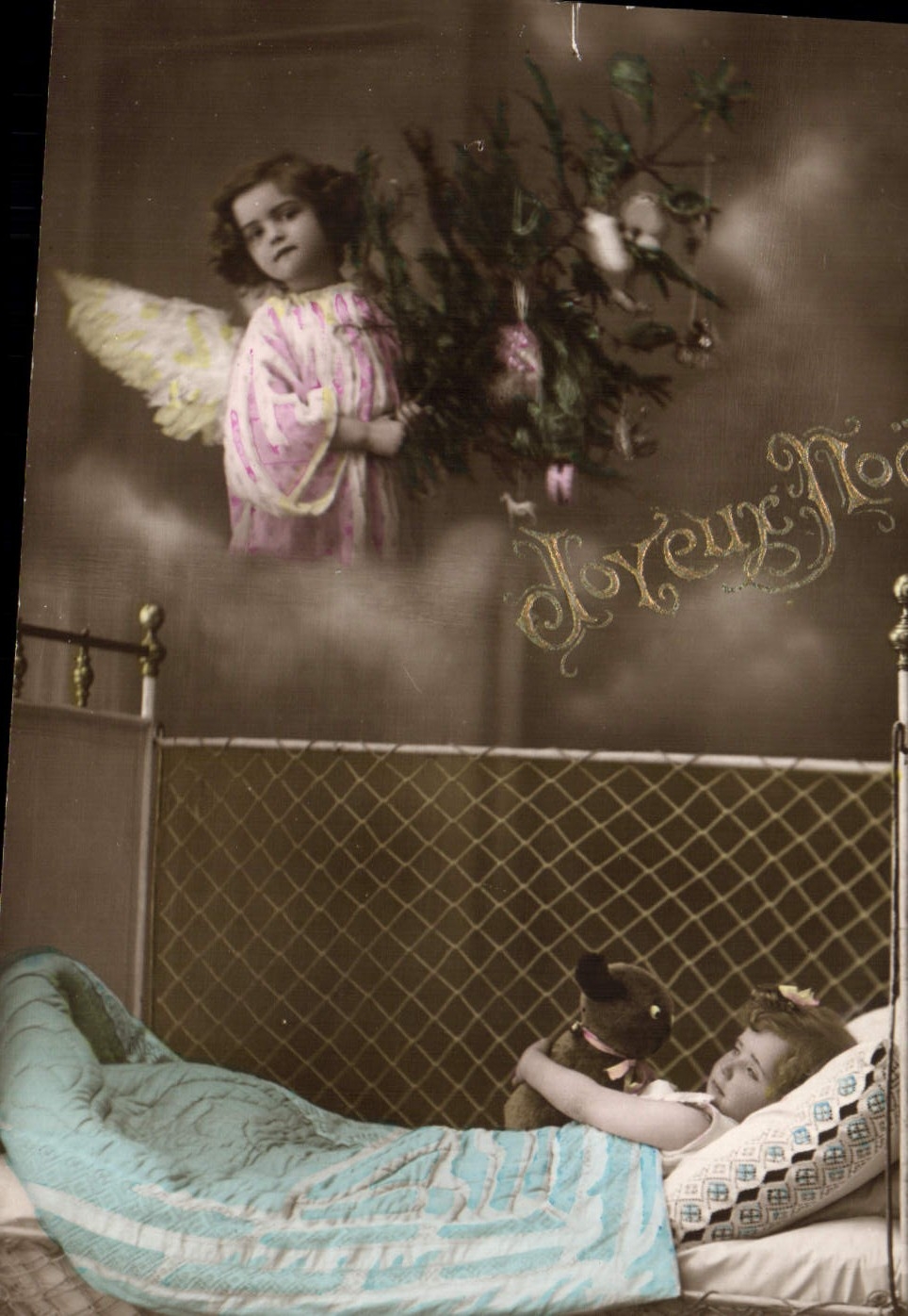 CPA Fantaisie Enfant Poupee Ange