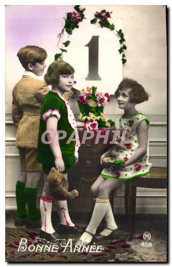 CPA Fantaisie Enfant Ours en peluche 