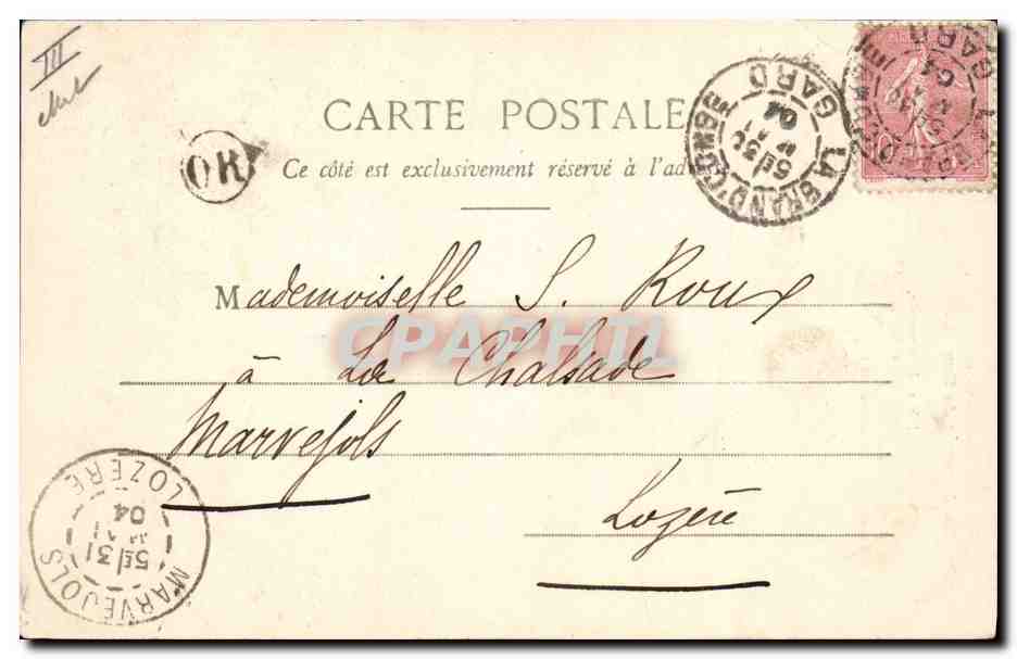 CPA Fantaisie Enfant Poupee La journee de Suzette — Rückseite