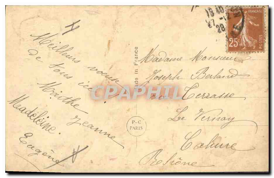 CPA Fantaisie Enfant Poupee  — Rückseite