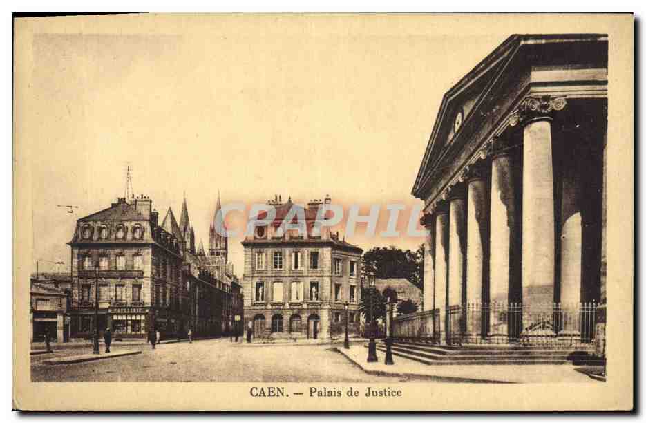 CPA Palais de Justice Caen