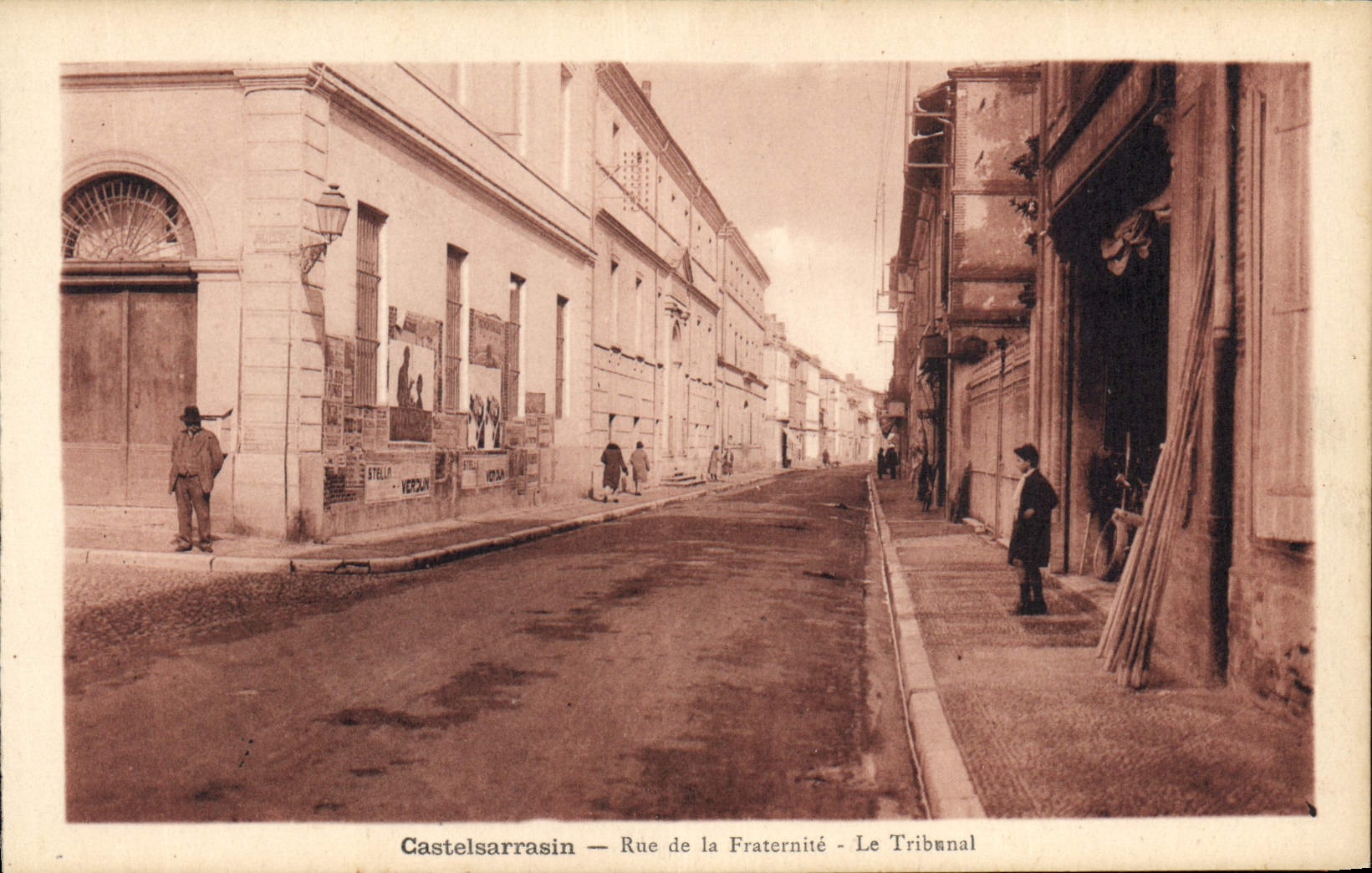 CPA Palais de Justice Castelsarrasin Rue de la Fraternite Le Tribunal 