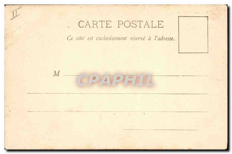 CPA Palais de Justice Chateau Thierry — Verso