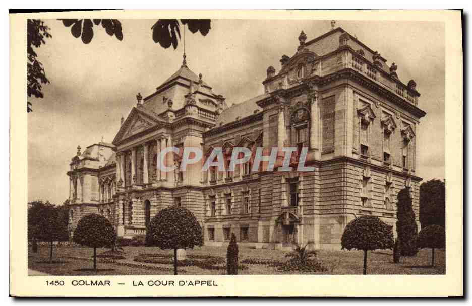 CPA Palais de Justice Colmar La Cour d'Appel 
