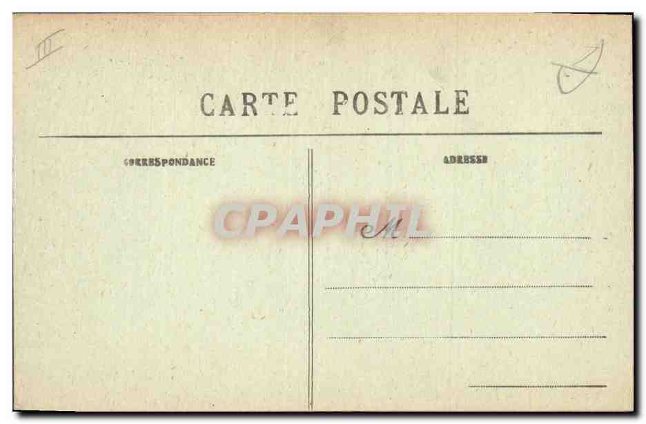CPA Palais de Justice Carpentras  — Verso