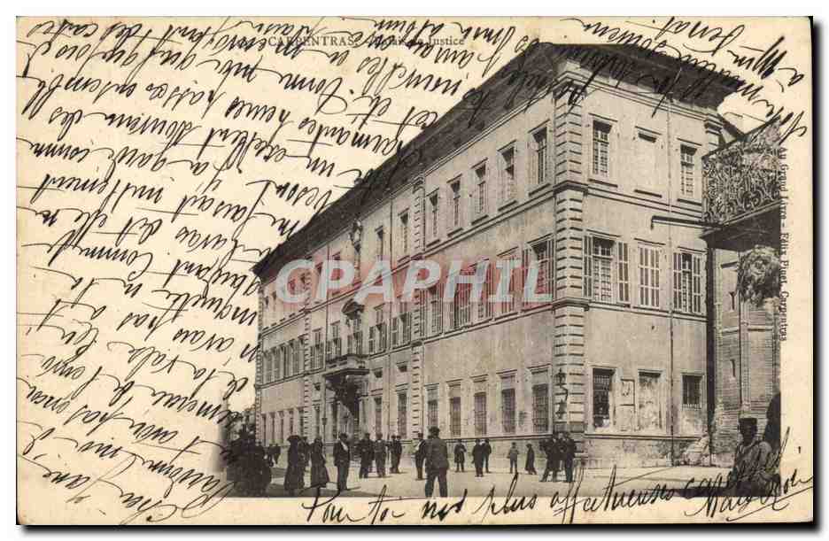 CPA Palais de Justice Carpentras 