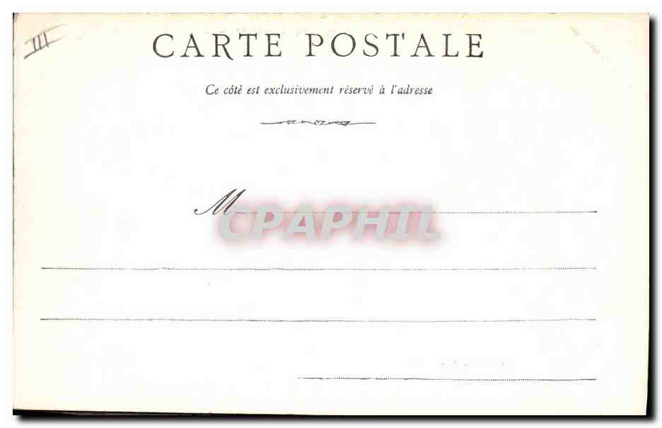 CPA Palais de Justice Chalons sur Marne — Verso
