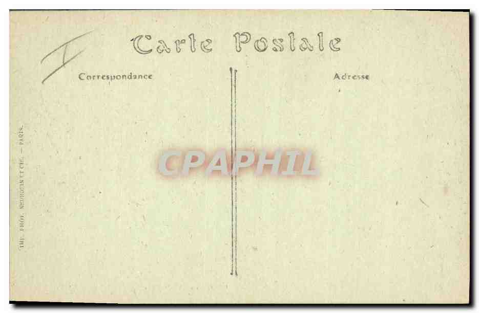 CPA Palais de Justice Chalons sur Marne — Verso