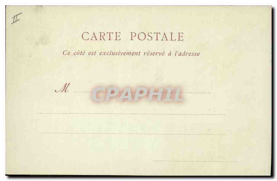 CPA Palais de Justice Chambery — Verso