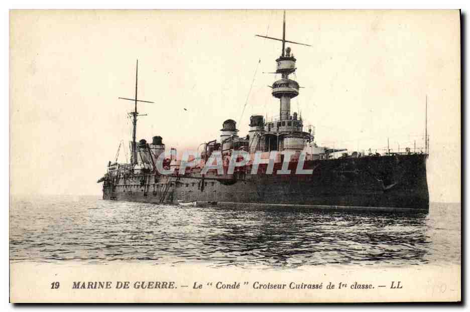 Le "Condé" — Croiseur Cuirassé de 1re classe — LL