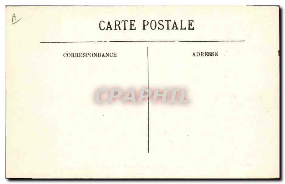 CPA Bateau de Guerre Dreadnoughts Condorcet Cuirasse d'escadre — Verso