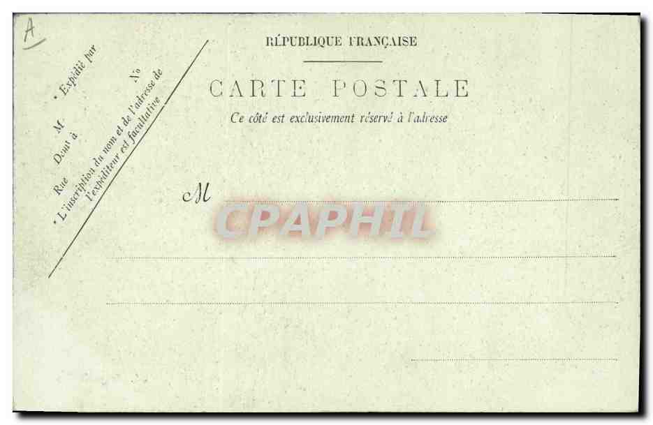 CPA Bateau de Guerre Le Colbert Cuirasse a fort central — Verso